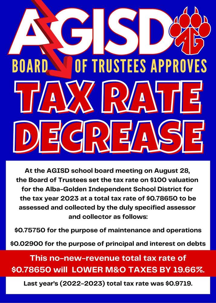Tax Rate Decrease